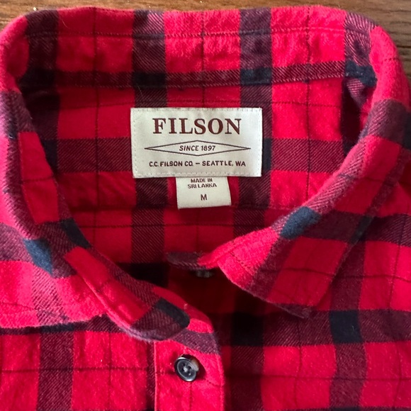 Filson Women’s Medium Alaskan Guide Flannel - Picture 3 of 4
